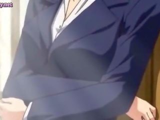 Splendid anime babes kopēts zīmējums viņu krūtis