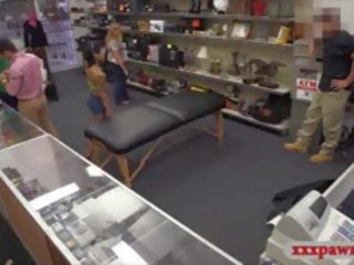 Asian adolescent Pawns Her Massage Table And Boned At The Pawnshop